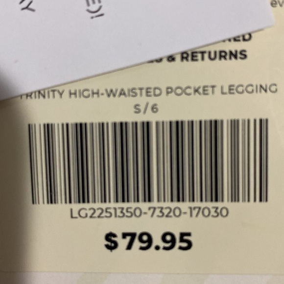 NWT Fabletics Motion 365 Trinity High-Waisted Pocket Legging Size Small - Picture 16 of 16
